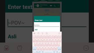 Tutorial whatsmock||Whatsmock fake chat||#shorts||Orienka Channel screenshot 5