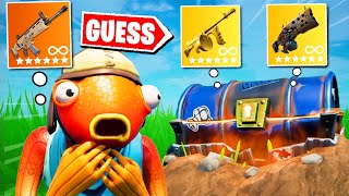 Fortnite Except I Have to GUESS the BUNKER CHEST Loot