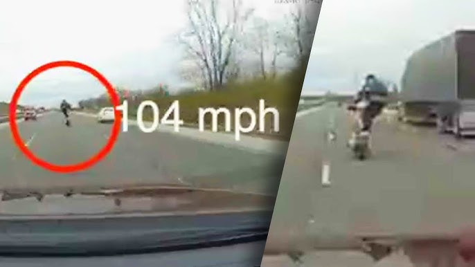 Man Stands On Motorcycle While Driving Over 100 Mph Cops
