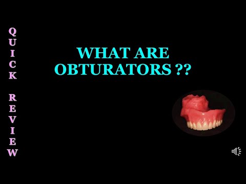 Video: Obturator: what is it? Device and purpose