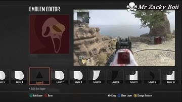 Black Ops 2: Emblem Editor: Ghostface/Scream