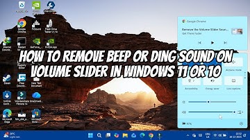 How to Remove Beep or Ding Sound on Volume Slider in Windows 11 or 10
