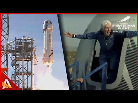 Lot miliardera Jeffa Bezosa w kosmos w rakiecie New Shepard