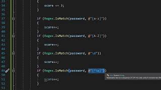 Check the Strength of a Password Using C#