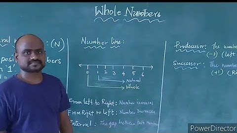 Whole Numbers & Natural Numbers | Predecessor & Successor | Number line | Heart Hand Mind