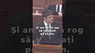 Andrei Spînu, de la Tribuna Parlamentului face o totalizare despre proiectele în derulare