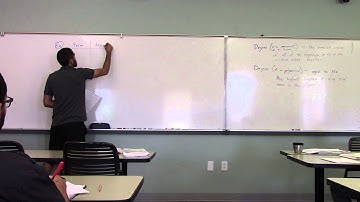 Section 5.1 (Blitzer Introductory Algebra 6th Ed) - Adding and Subtracting Polynomials