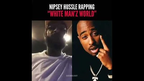 Nipsey Hussle rapping Tupac lyrics #Riptupac #Ripnipsey #Tupac #Nipseyhussle