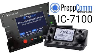 PreppComm ICOM IC-7100 Decode & Transmit CW 