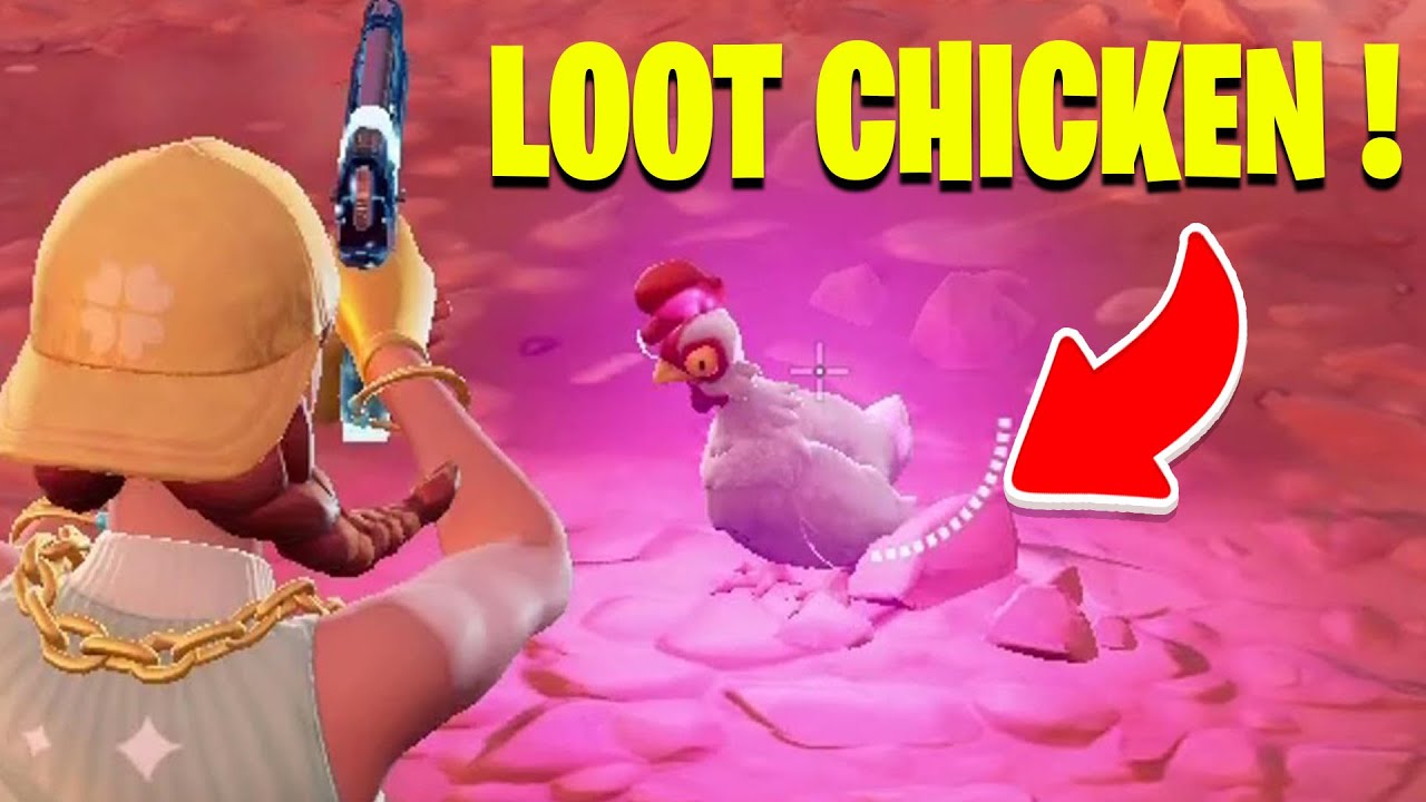 Hunt A loot chicken or crow Fortnite - Where to find loot chicken in Fortnite