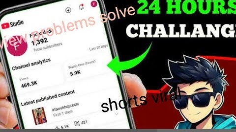 24 hours shorts viral challenge 52k views viral one day 0 view problems solve viral challenge 
