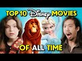 Adults React To The Top 10 Disney Movies Of All Time