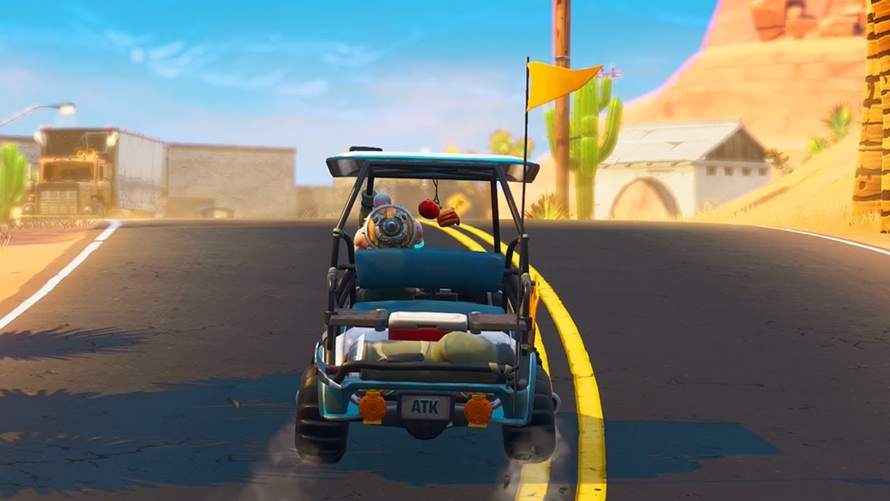 the fortnite golf cart - fortnite golf cart pictures