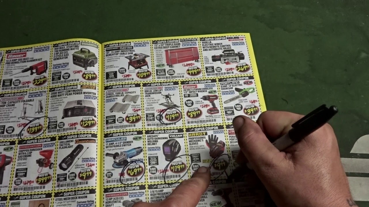 Harbor Freight Catalog Review - YouTube