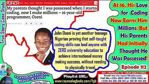 At 16 His Love for Coding Now Earns Him Millions: But His Parents At First Thought He Was Possessed!