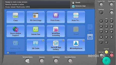 Xerox® WorkCentre® 5945/5955 Family Locating the Printer Model