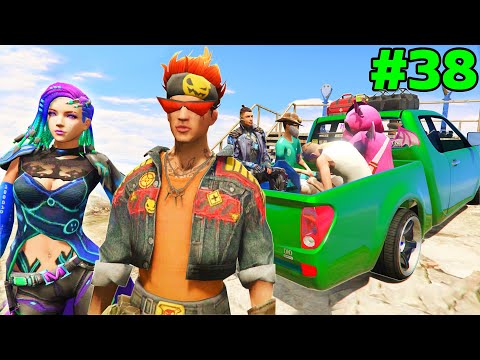 Free Fire หนังสั้น ยอดนักซิ่ง วิ่งไปเที่ยว ตั้งแคมป์บนภูเขา EP38 | GTA V Mod