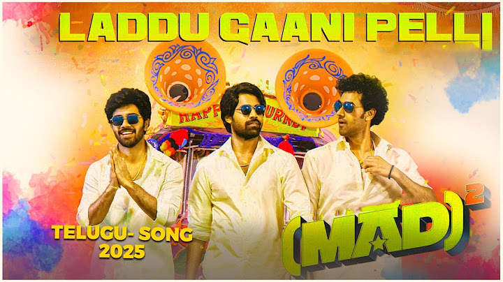 Laddu Gaani Pelli Telugu  Song |Mad Square |KalyanShankar |Bheems Ceciroleo |KasarlaShyam | Fanmade
