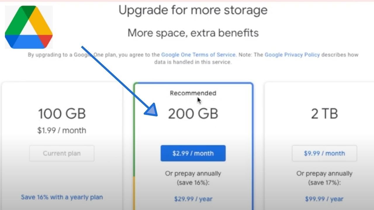 How can I increase my Google Drive storage without paying?