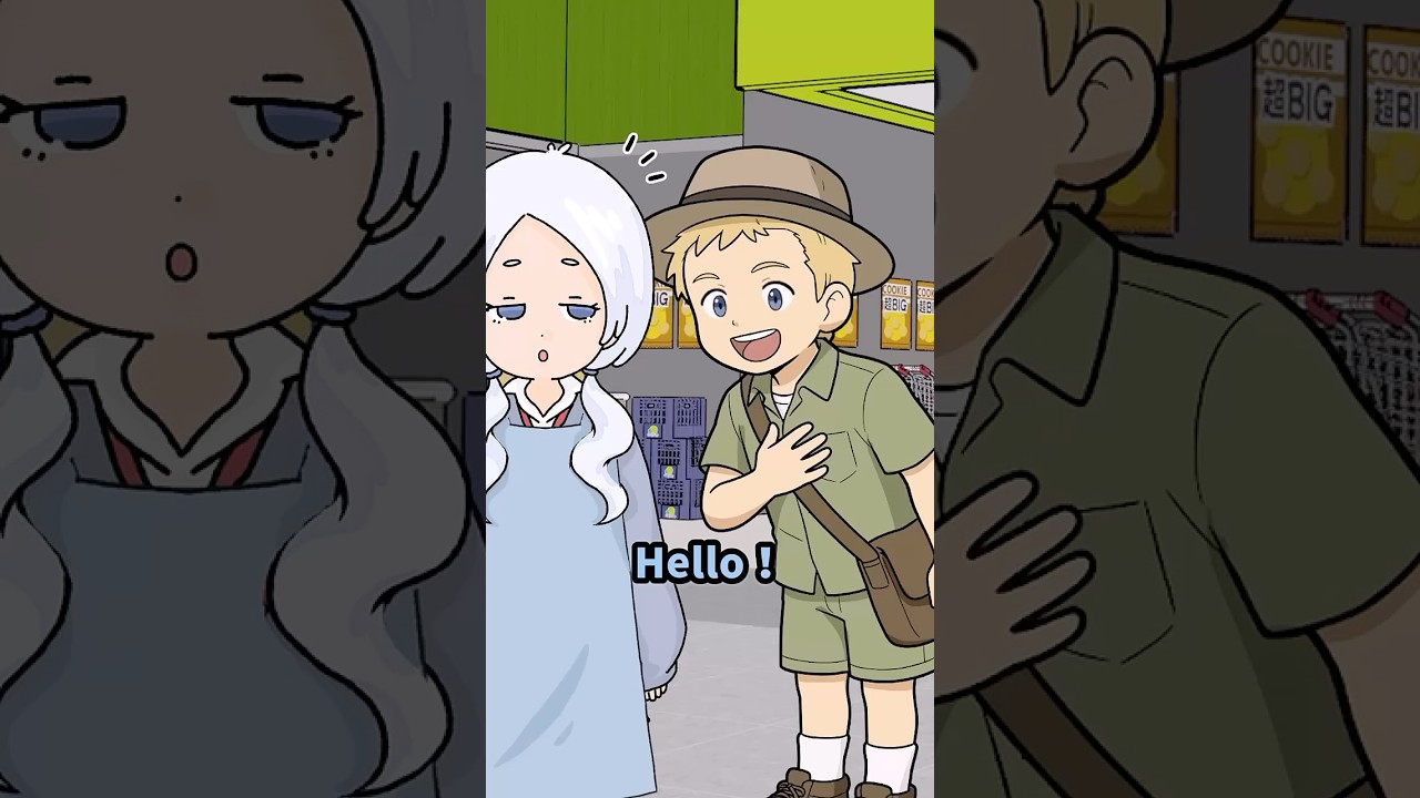 スーパーバイト中の女子高生が外国人に英語で接客神すぎない！？