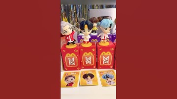 TinyTan ♥️🎶💛Happy Meal BTS Figures Encore Edition! #tinytan #bts #happymeal #mcdonalds #asmr