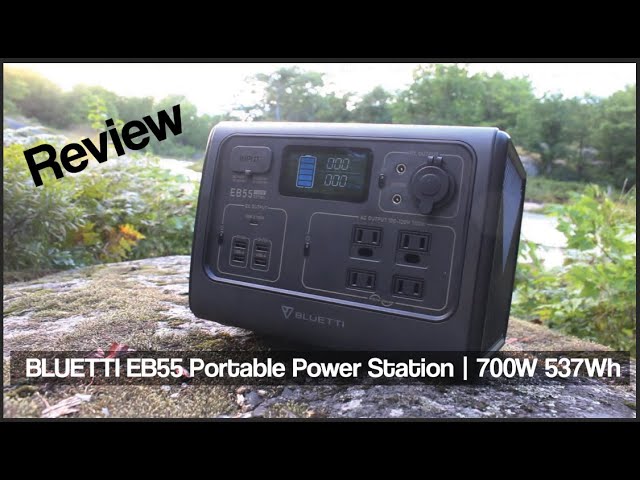 BLUETTI EB55 Portable Power Station  700W 537Wh #review #bluetti #offgrid  