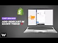 How to Enable Side Cart (Cart Drawer) in Shopify | Dawn Theme Tutorial
