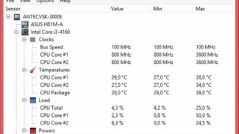 Open Hardware Monitor, a free tool to analyse your computer