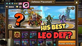 This is How I Made his TANKY Leo Arena Defense!
