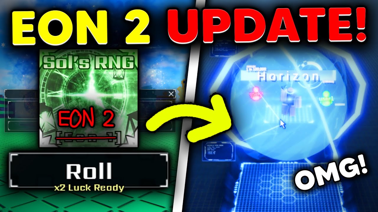 Огромные новости об обновлении Eon 2 и дата выхода игры... | Sol's RNG