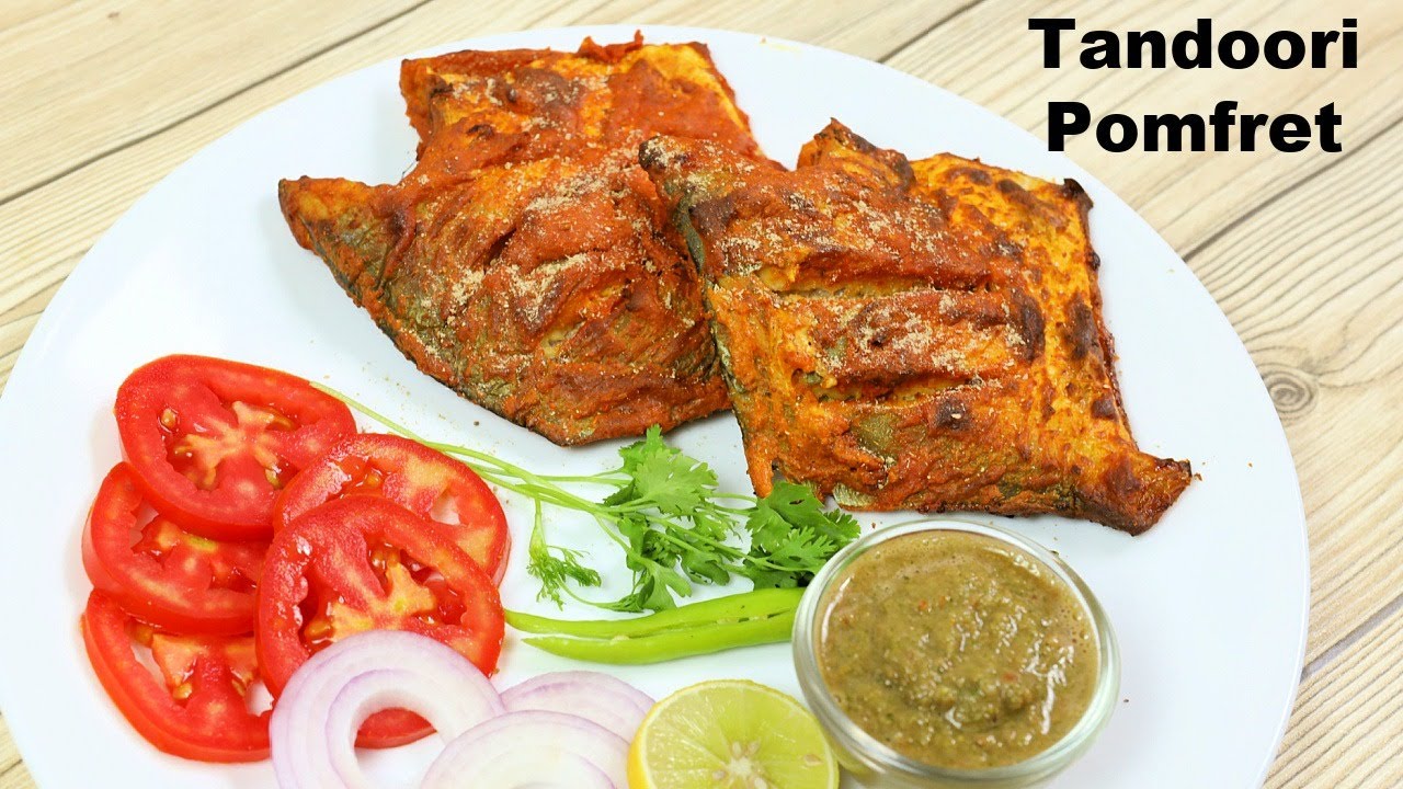 Tandoori Pomfret Fish | मज़ेदार तंदूरी पॉम्फ्रेट फिश बिना तेल के | Air fryer Recipes | KabitasKitchen | Kabita Singh | Kabita
