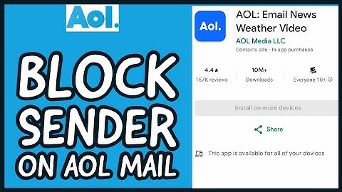 How to Block Sender on AOL Mail Account? Restrict Sender on AOL Mail Account on PC 2024