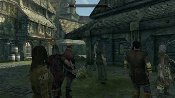 Skyrim - Vampires killing npc shops during day