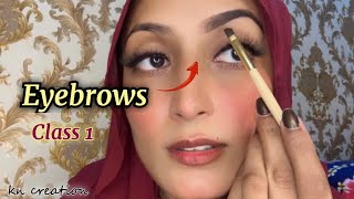 Eyebrows / Makeup course / Class 1