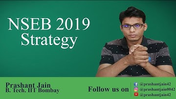 NSEB 2019 Strategy | Prashant Jain a.k.a PSY Sir