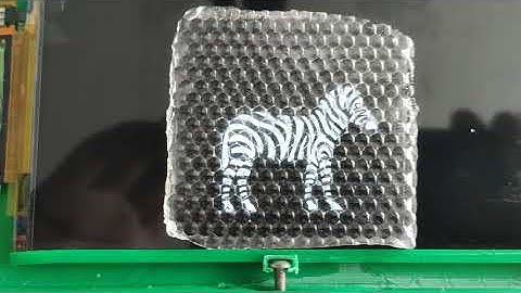 light field display with diy lens array