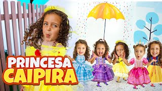 EXPERIMEITEI VESTIDOS DE PRINCESAS CAIPIRAS - FAMÍLIA LISA - BELLA LISA SHOW