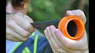 Как сделать рогатку из горлышка от бутылки и шарика ? Как сделать рогатку из горлышка от бутылки и шарика ?