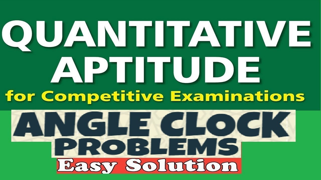 Quantitative Aptitude Clock Angle Problems Tips and Tricks YouTube