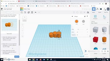 Tinkercad Lesson: Scale, Copy and Paste
