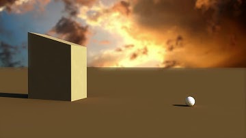 bouncing golf ball animation(my first animation in Maya :)