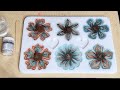 #1251 Gorgeous Resin Flower Coasters Using Mica Powders