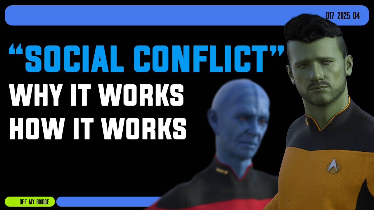 How the Social Conflict mechanics work in Star Trek Adventures 2nd Edition