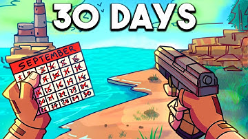 I played SOLO HARDCORE RUST for 30 days THIS is what happened