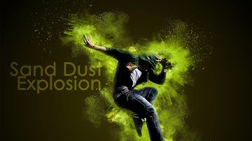 Stunning Sand Dust Explosion Animation in Photoshop CS6 Extended