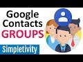 Google Contacts and Labels Quiz