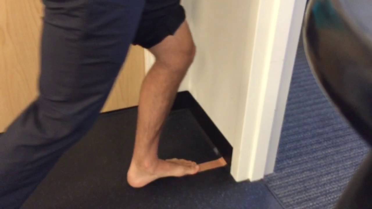 Knee to Wall Test Side View YouTube