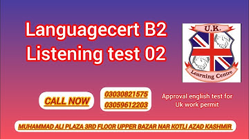 "LanguageCert B2 Listening Test 2: Full Exam with Answers"
