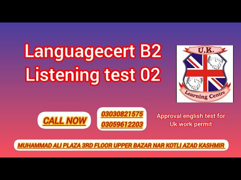 'LanguageCert B2 Listening