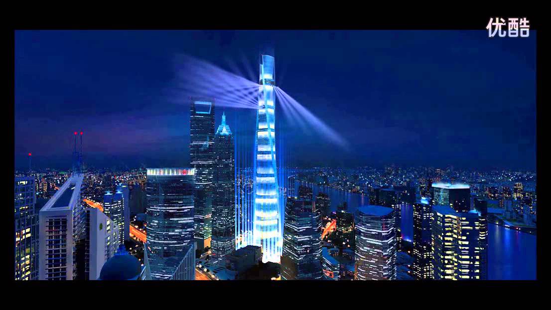 The Shanghai Tower - Greatest Light Show of 2015 YouTube